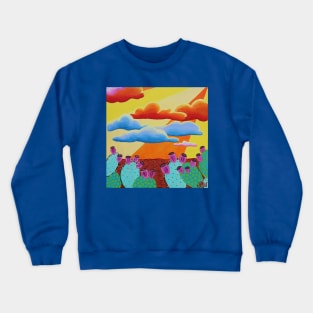 Neon Desert Crewneck Sweatshirt